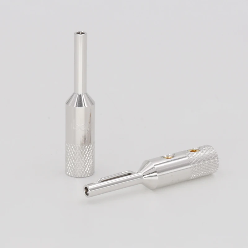 4 шт. медные вилки бананы для динамиков|speaker cable plug|rhodium plugbanana plug 4pcs |