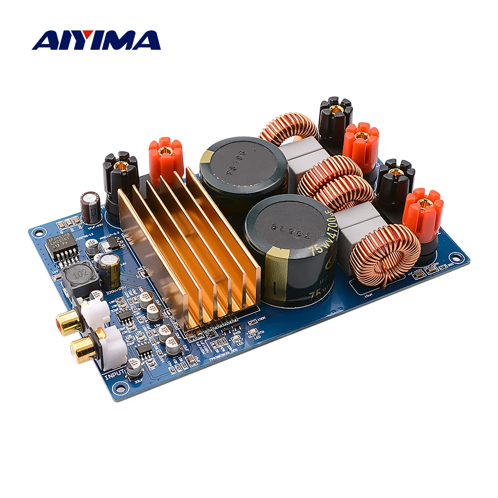 Цифровой усилитель AIYIMA TPA3255 300Wx2 класса D аудиоплата Hi Fi стерео звука 48 В