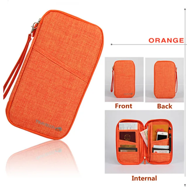 E quality travel document storage bag wallet passport ID ticket flight credit card package box passport package - Цвет: E