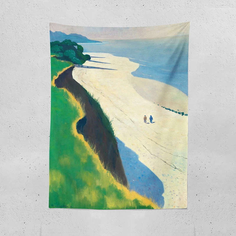 

Art Paintings Wall On Beach Tapestry Wall Hanging Bohemian Beach Mat Polyester Yoga Mat Home Bedroom Wall Hanging Decor