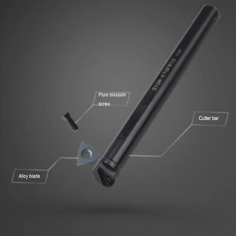 

Резак для токарного станка VOKET TGF32 с треугольным лезвием, резак для внутреннего отверстия 16, 20, 25 мм, пазовый резак