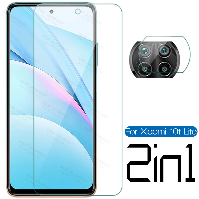 

2 в 1 стекло для камеры Xiaomi 10 t 10 t Pro Lite защитное стекло на xiomi xaomi xiami xioami 10 t Pro Lite Light Sklo Защитная пленка для экрана