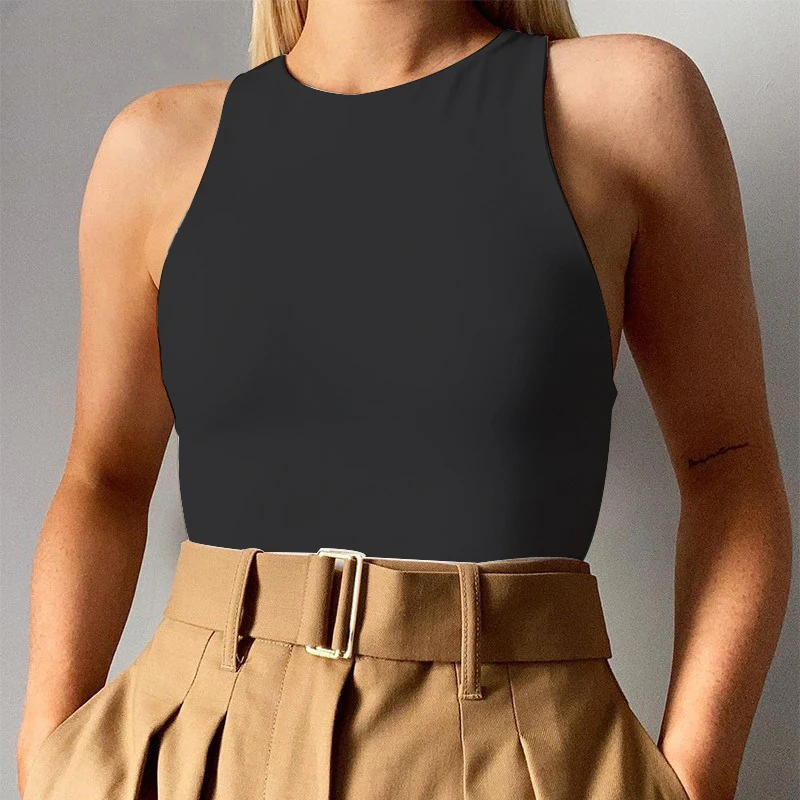 

2021 Summer Solid Sexy Bodycon Women Bodysuits Female Black Off Shoulder Streetwear Casual Bodysuit O-neck Catsuit Clothes Tops