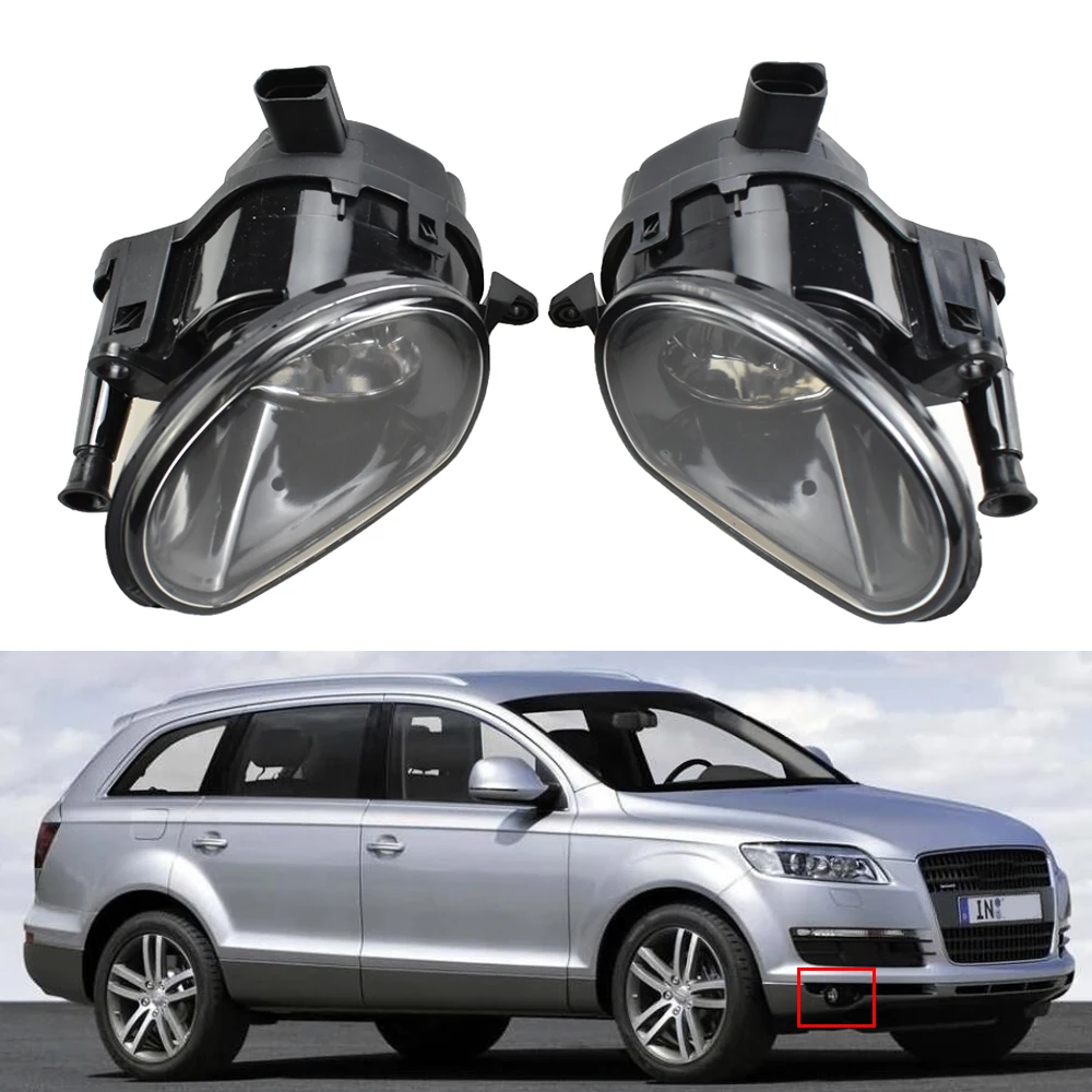 

2PCS Halogen fog lamp with bulbs for A-udi Q7 2007-2009 front bumper lamp fog light for A3 2004-2008 8P0941699A