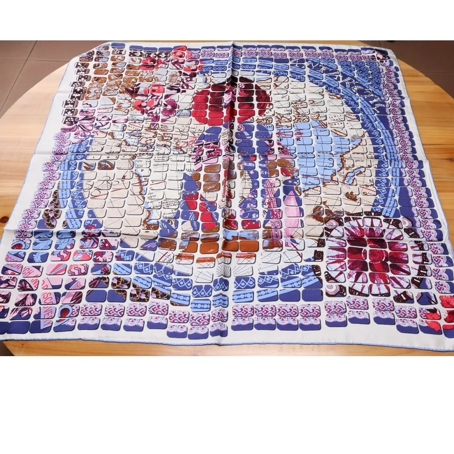 

100% Twill Silk Scarf Wraps Shawl Women Head Scarves Neckerchief 35"x35"