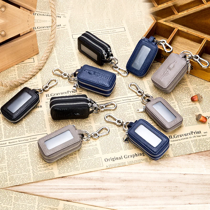 Мужской кошелек из натуральной кожи для ключей мужской Автомобильный держатель