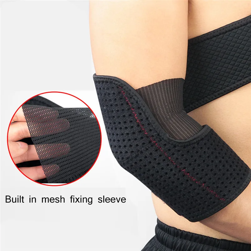 

Adjustable Sports Elbow Brace Support Breathable Elbow Pads for Basketball Volleyball Workout Gym Sports Safety Arm Sleeve Pads