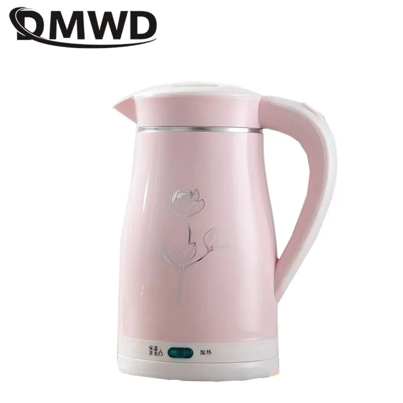 Домашний электрический чайник DMWD емкостью 220 л в для воды с быстрым нагревом