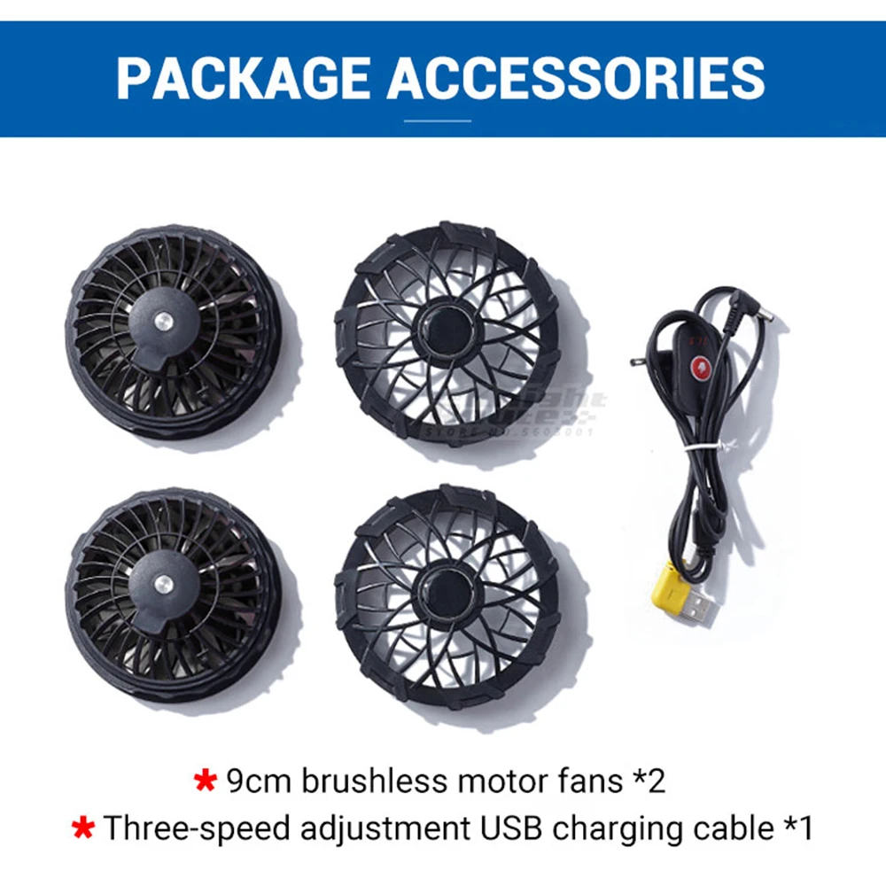 Мини-вентилятор жилет USB Питание ветровка для катания на велосипеде рыбалки