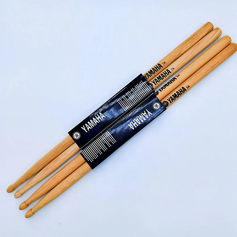 Professional Wooden Drum Sticks 5A 7A YAMAHA Oak Wood Drumsticks Set For Beginners Percussion Instrument Accessories | Спорт и