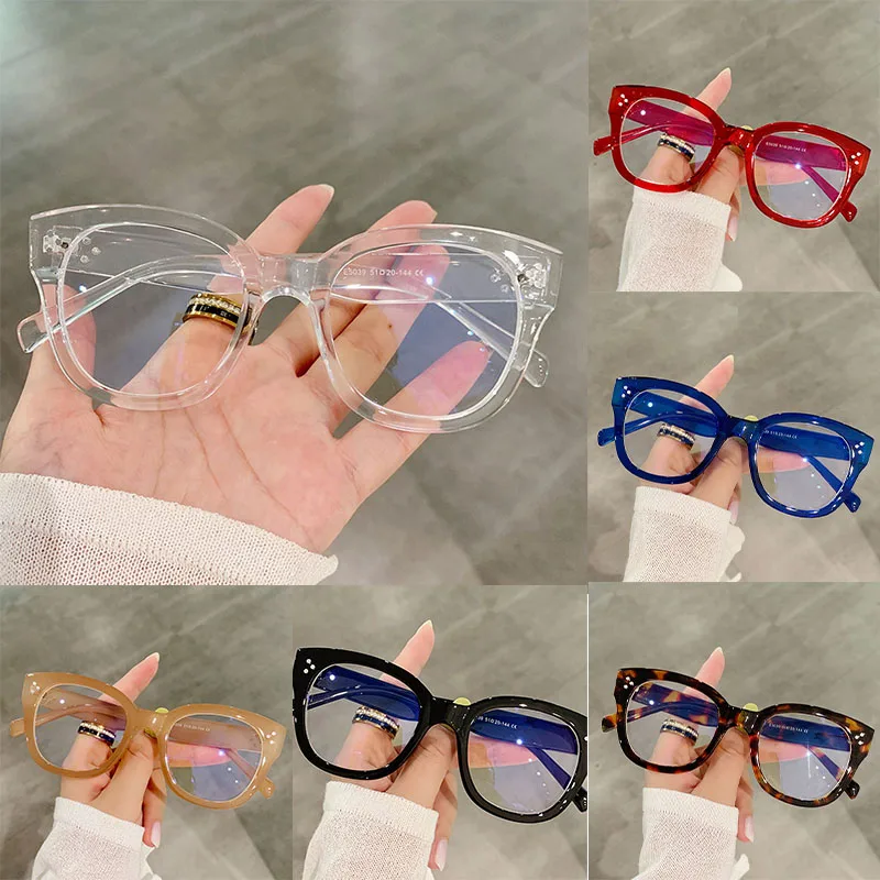 

Square Anti Blue Light Glasses Frame Women Men Optical Computer Eyeglasses Frames Office Decoration Fake Eyewear 2022