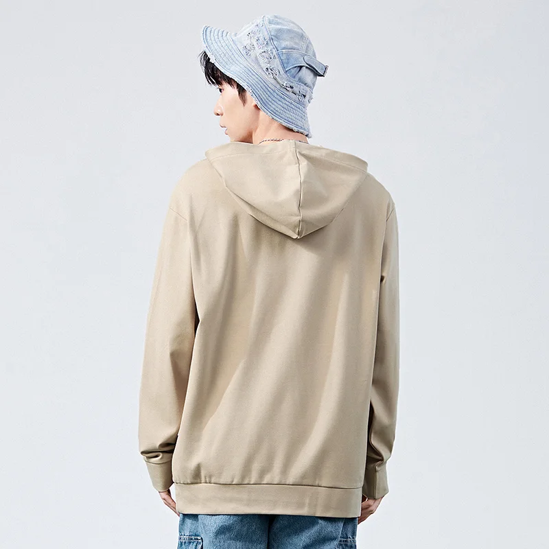 

SEMIR Sweatshirt Men 2021 Spring New Hooded Casual Hoodies Sports Loose Hoodie Korean Personality Trend Fashion