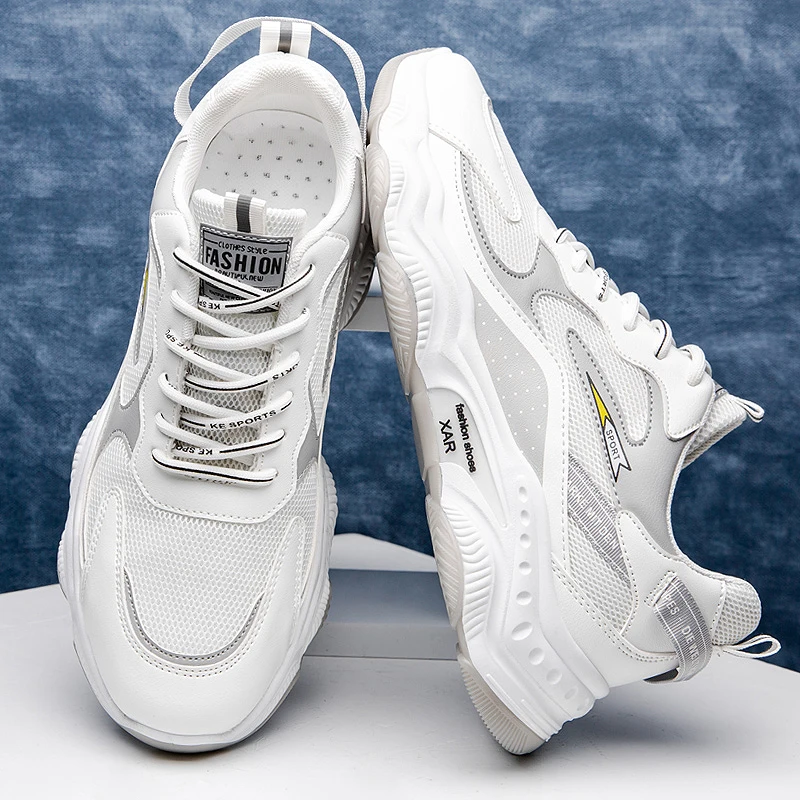 

Youth Mesh Breathable Running Shoes 2021 Summer New Casual Shoes Men's Outdoor Leisure Increase Sports Running Shoes