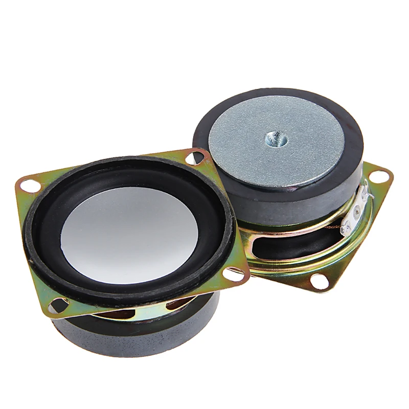 

2Pcs 2" Inch 4 Ohm 3 W Speaker Full Range For Mini Stereo Speakers Accessory Box New