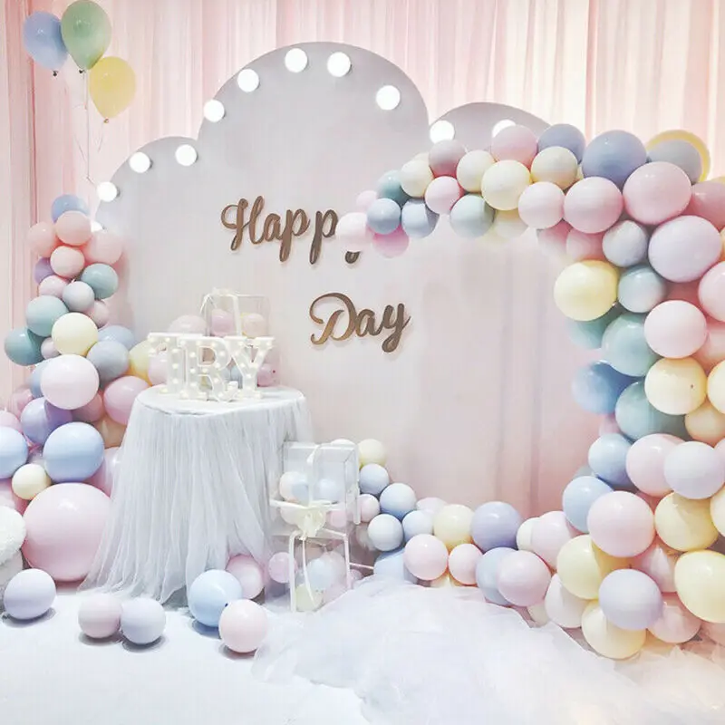 100 шт 10 дюймов латексные шары макарун милое Свадебная вечеринка декоративные |