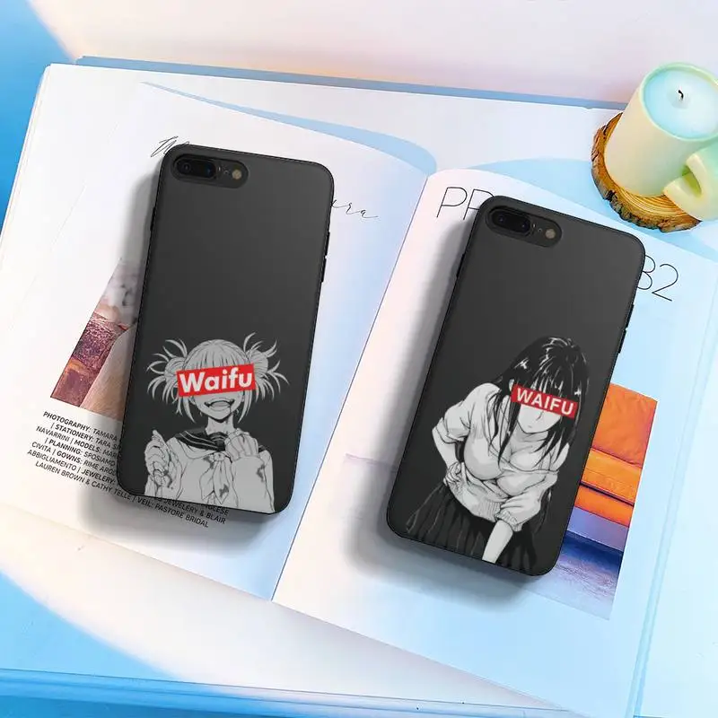 

Anime Waifu My Hero Academi Soft Rubber Phone Case fundas shell cover for iphone 6 6s 7 8 plus xr x xs 11 12 13 mini pro max