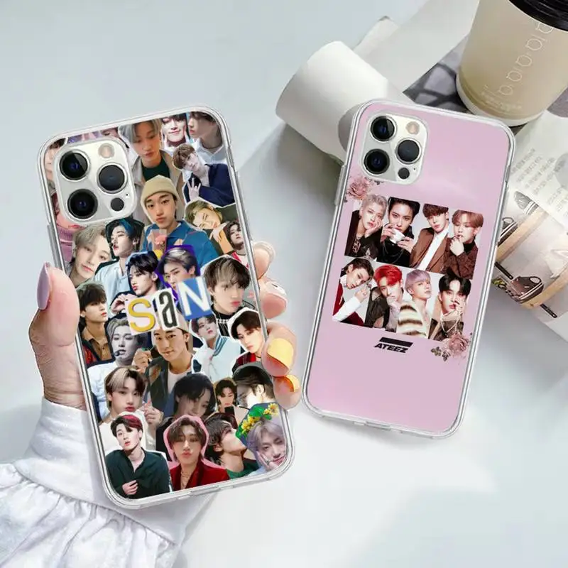 

ATEEZ Phone Case for iPhone 11 12 13 mini pro XS MAX 8 7 6 6S Plus X 5S SE 2020 XR case