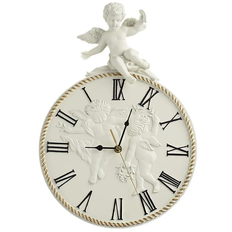 Аксессуары для украшения дома современные потертые шикарные часы Wanduhr настенные