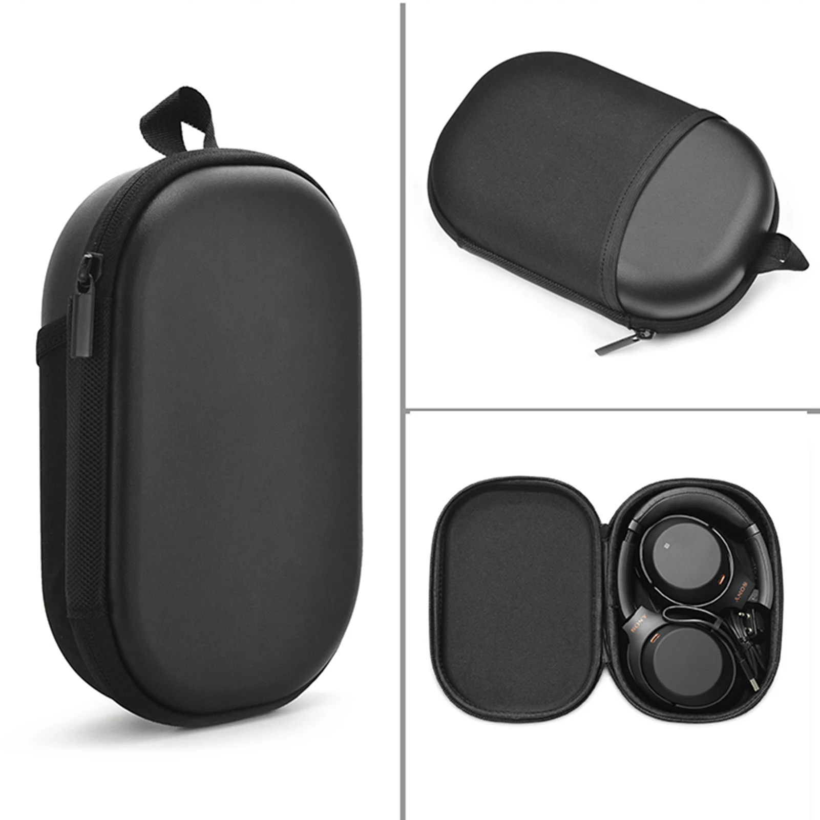 

New Headphone Case Shockproof Portable Headset Earbuds Storage Box For SONYWH-1000XM3 Bluetooth Earphone Organizer Bag