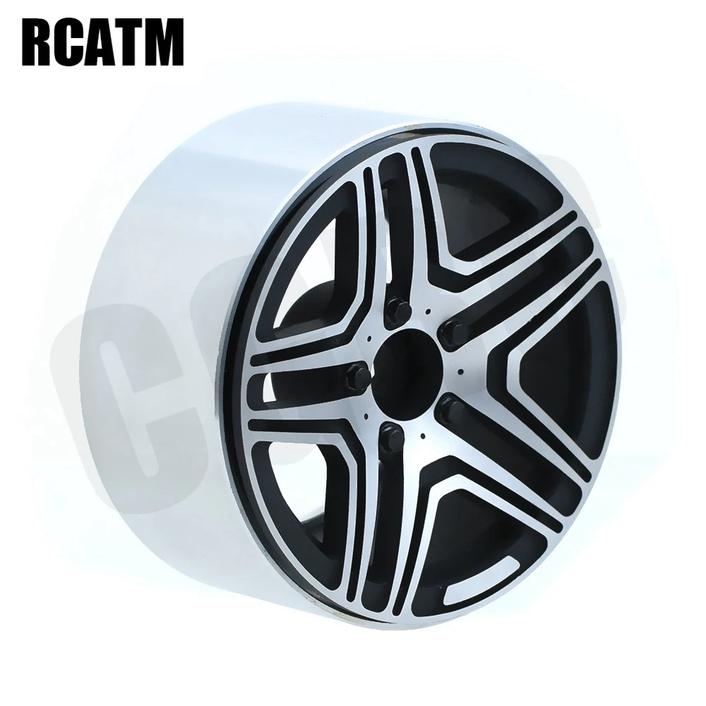 2 дюймовый ЧПУ металлический обод ступицы колеса для 1/10 RC Crawler Car TRX4 G500 TRX6 G63 D90 D110