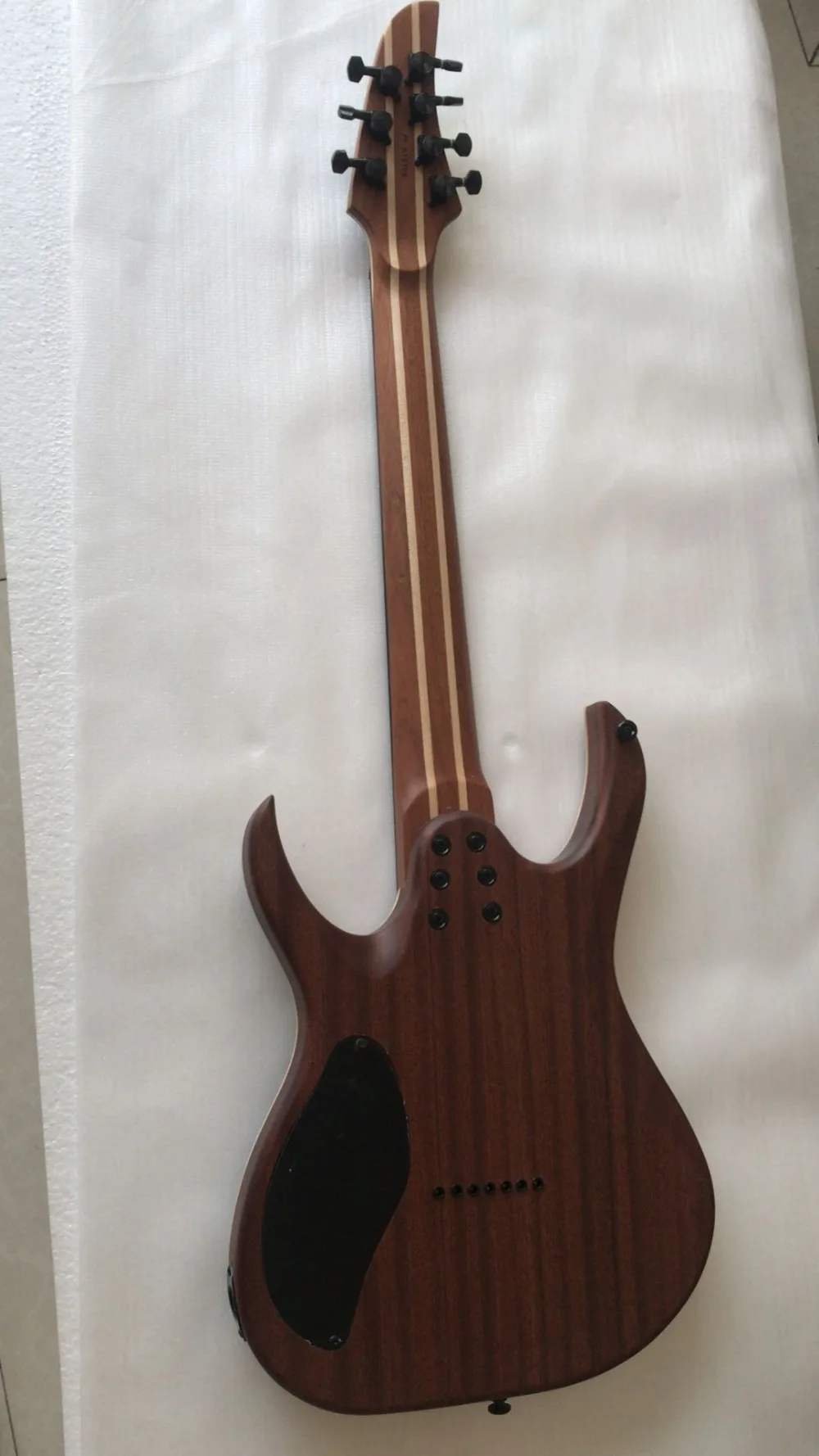 Новая гитара+ блокирующий тюнер+ mayones duvell 8 струнная гитара Гриф из черного дерева 5 слойный шейный болт mayones гитара
