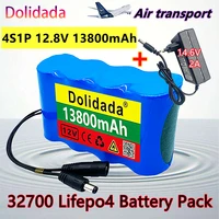 12 8v32700 lifepo4 battery pack 4s1p13 8ah with balanced 40a bms for electric boat and 12v uninterruptible power supply charger