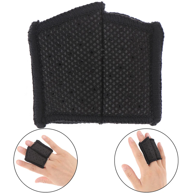 

1pcs Elastic Finger Sleeve Protector Sports Support Brace Thumb Protector For Basketball Volleyball Badminton Fitness Gym