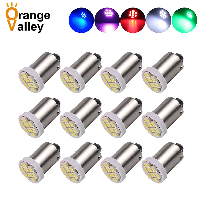 

12 шт. Лучшая цена T11 BA9S 1895 T4W 363 8 светодиодный 1206 SMD авто для чтения светильник клиновидные боковые светильник s лампа DC12V