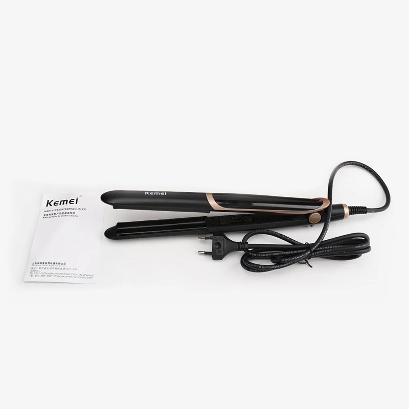 

Rapid Heating Electric Straightening Iron Infrared Hair Straightener High Quality Flat Iron Lady DIY Styling Tool 41