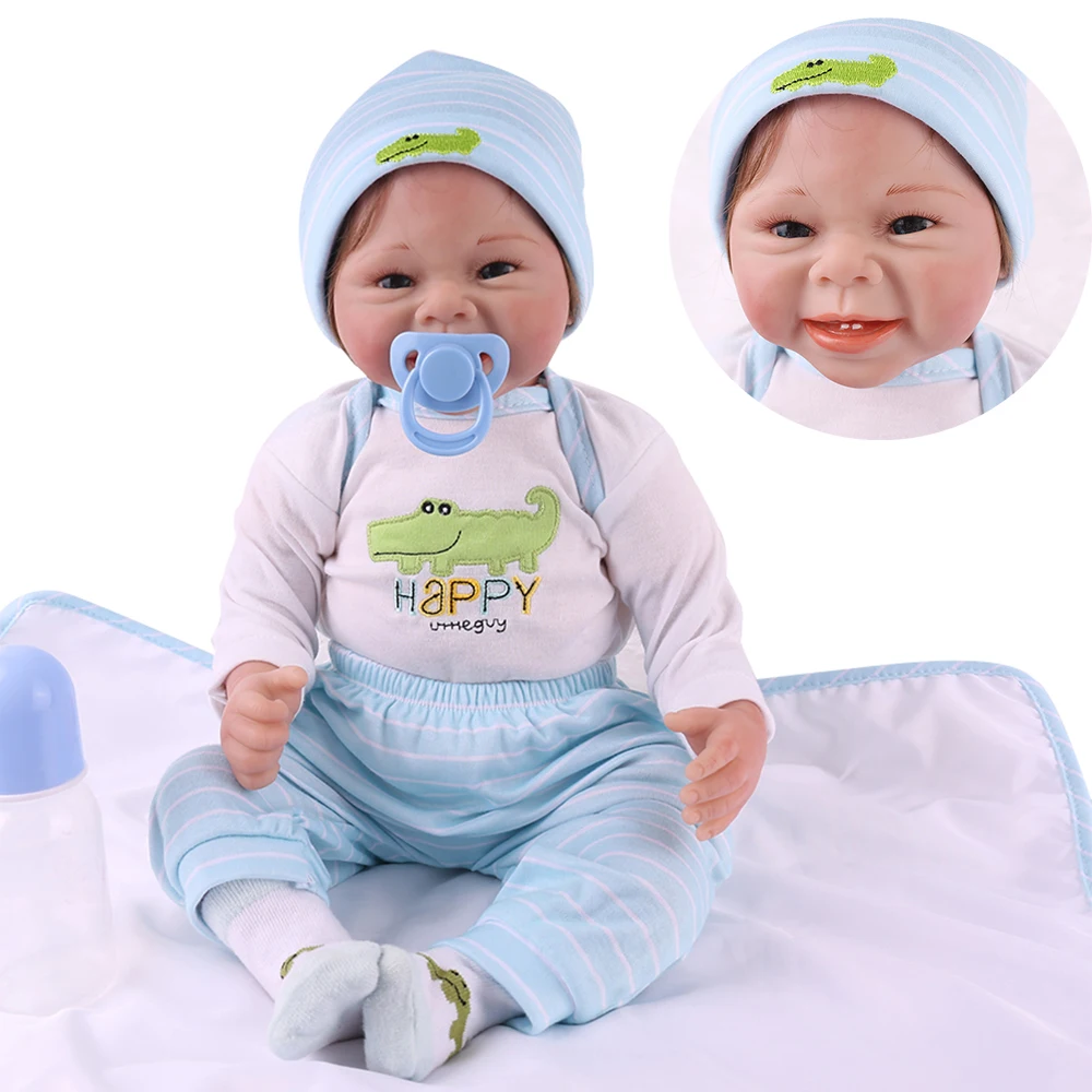 Силиконовая кукла реборн для девочек реалистичный игровой домик новорожденных