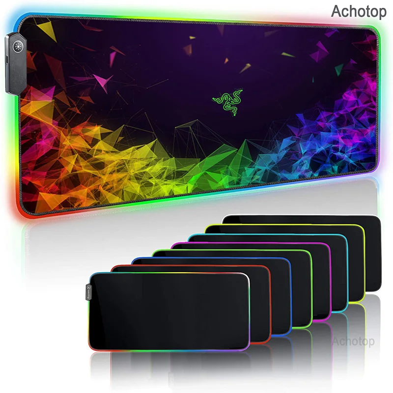 

Razer RGB Large Gaming Mouse Pad 900x400mm XXL LED Lighting Mousepad Gamer Computer Desk Mat Pad Mouse Carpet Gamer With Backlit