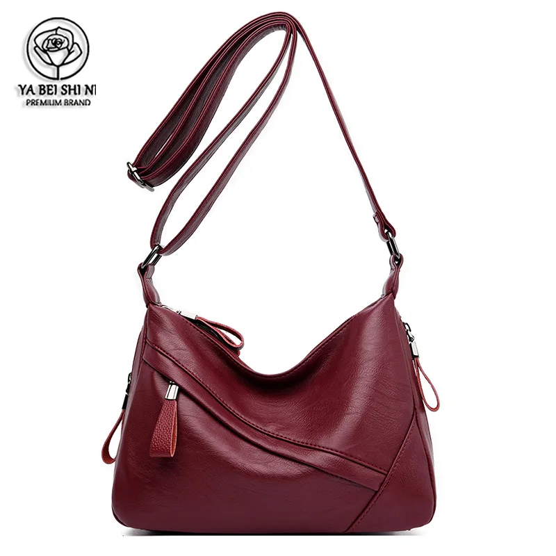 

2021 New Women Bags For Leather Crossbody Bag Solid Color Sheepskin Shoulder Bag Sac A Main Messenger Bag Luxury Women Handbags