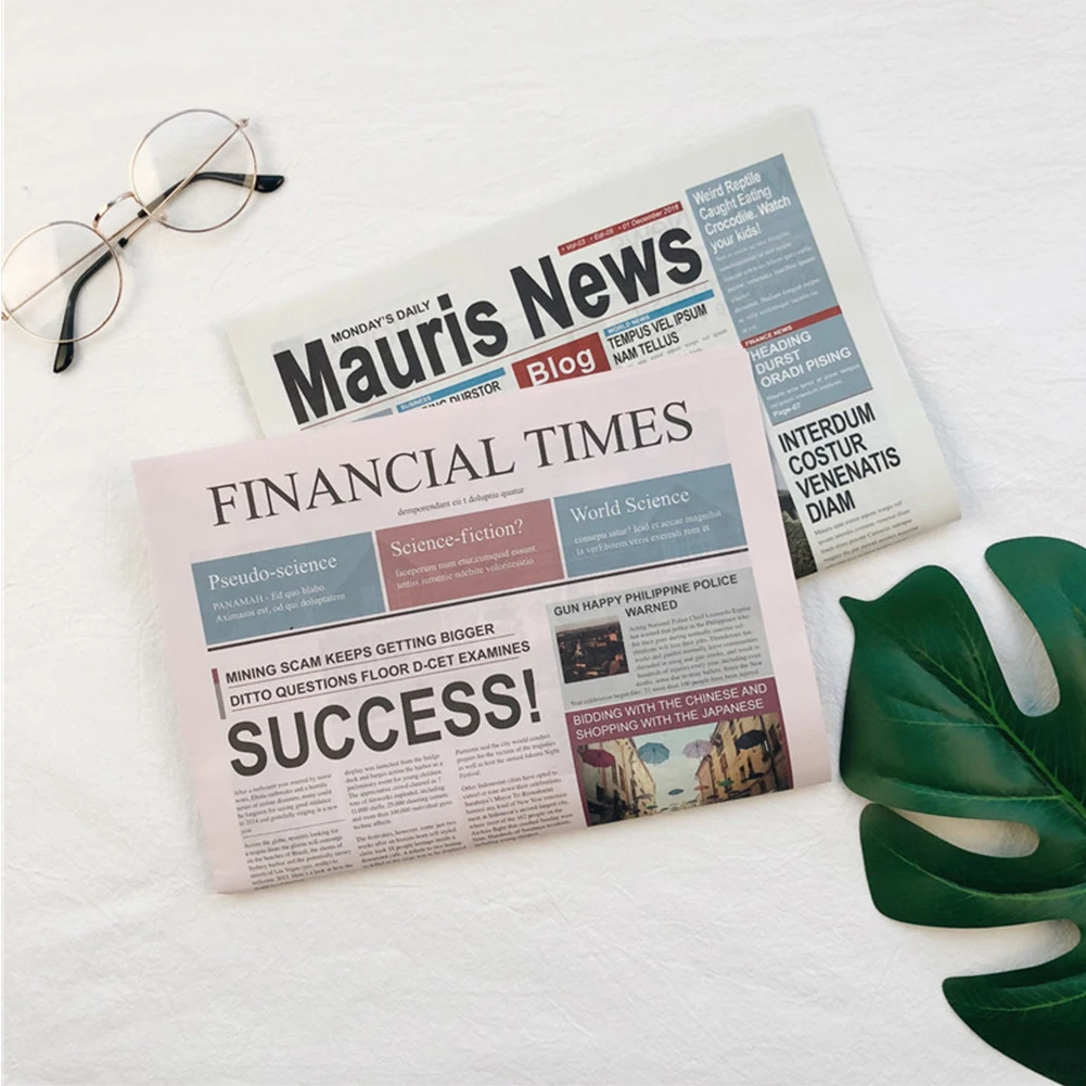 2 шт./компл. винтажная английская газета реквизит для фотосъемки фото фон