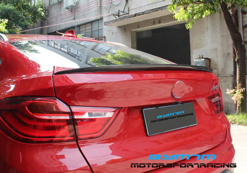 

M Style Real Carbon fiber Trunks Spoiler F26 X4 Fit For BMW