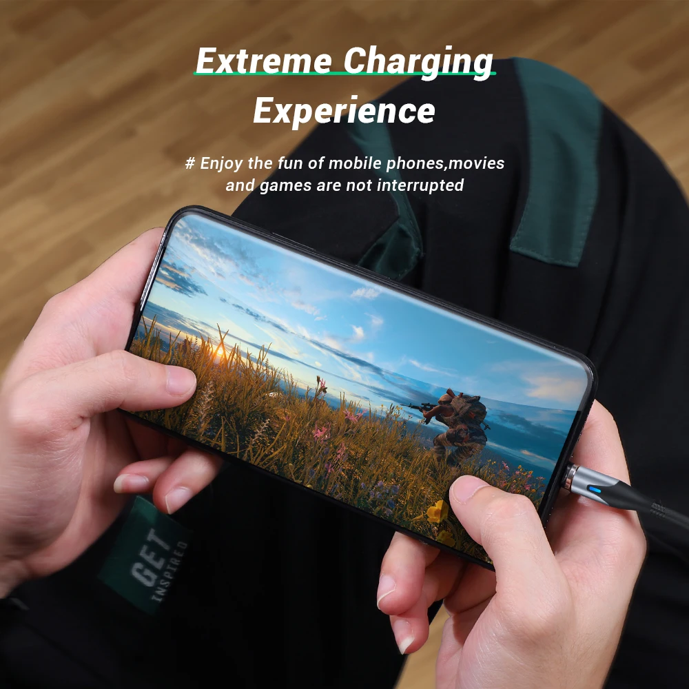 Зарядный кабель TOPK 3A USB Type C магнитный для iPhone X XS Micro быстрой зарядки Xiaomi Samsung