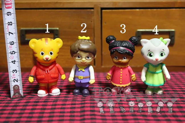 Симпатичная Фигурка Даниэля Тигра по округу тигр мальчик девочка Лев птица