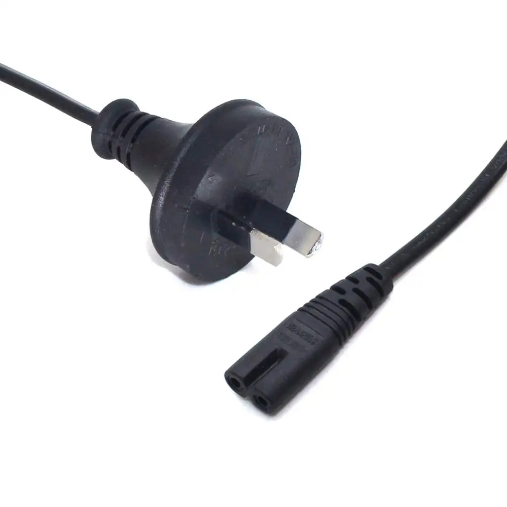 Австралийский 2-контактный штекер AS3112 к гнездовому адаптеру питания IEC C7