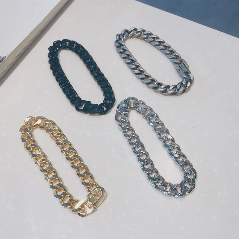 Модный мужской кожаный браслет в стиле &quotхип-хоп&quot Рок цепь для мужчин и женщин