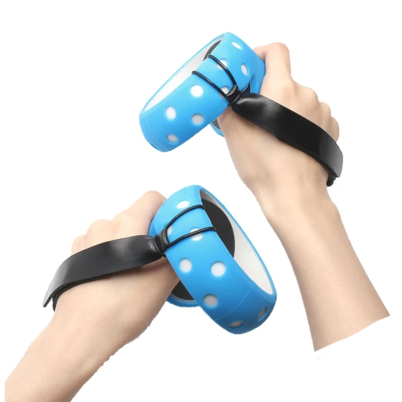 

Full Protection Knuckle Strap Silicone Case Handle Grip Strap Grip Cover for Oculus-Quest 2 Touch Controller