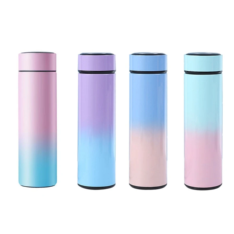 

1 Pc Hot Water Heater Mug Touch Display Electric Thermos Kettle Boiling Heated Stainless Portable Travel Heating Coffee Cup