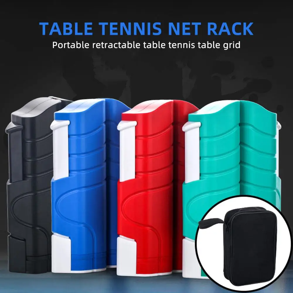 

4 Color Polyester Telescopic Net Table Tennis Net Rack Table Tennis Net Portable Game Athletics Play Practical Durable Pingpong