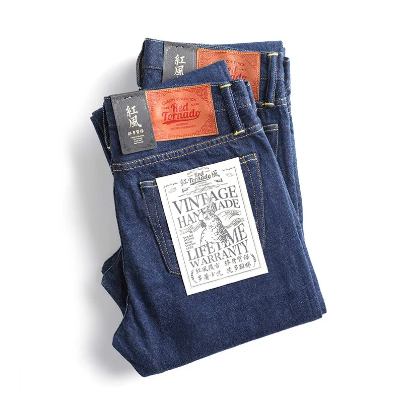 SD-107B Read Description! Red Tornado 12.5oz Weight Indigo Selvage Washed Pants Sanforized Raw Denim Jean | Мужская одежда