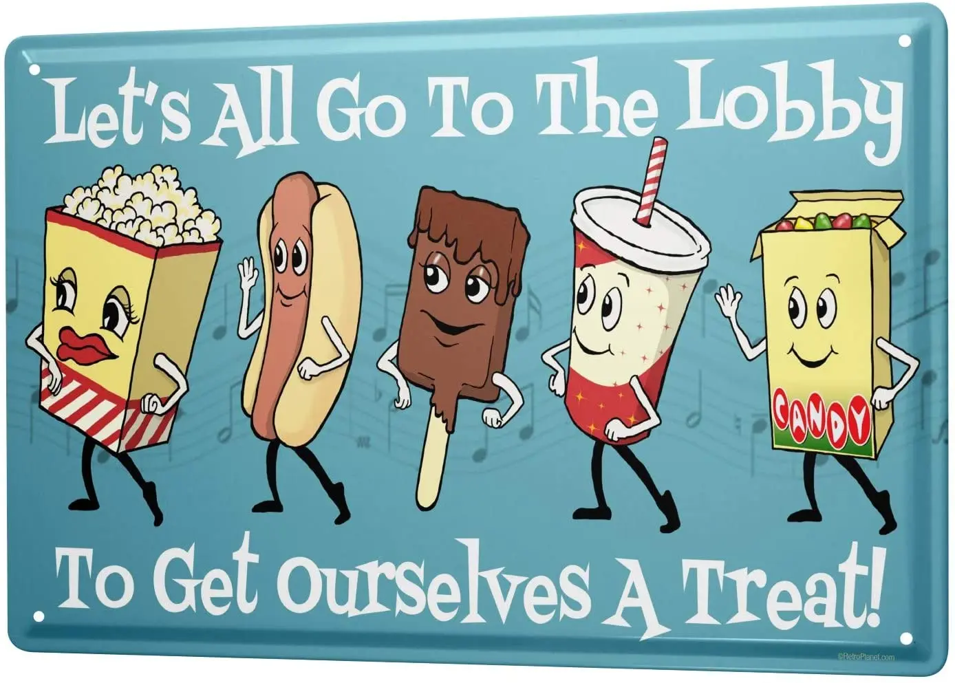 

Fun Tin Sign Metal Plate Decorative Sign Home Decor Plaques Wall Decor Candy 8X12