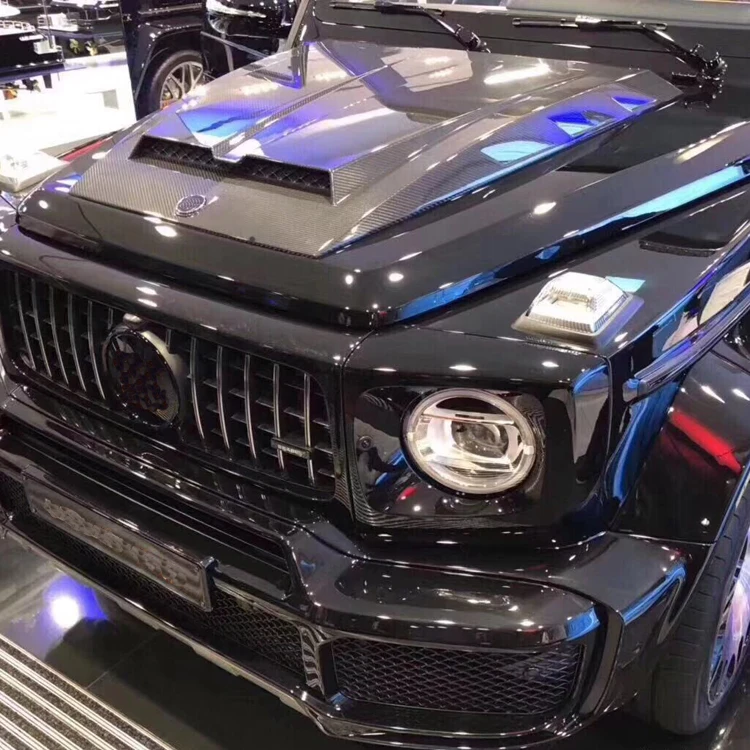 Крышка двигателя из углеродного волокна для G класса 2019 крышка W464 отделка капота