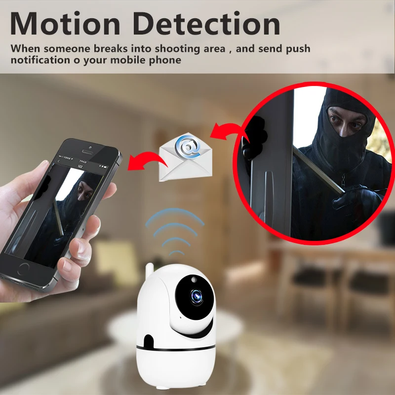 Full HD Беспроводная камера Wifi IP CCTV мини Сетевая видеонаблюдения автоматическое