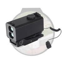 1200mreal time mini laser range finder for outdoor hunting speed angle distance measurement riflescope mounted laser rangefinder