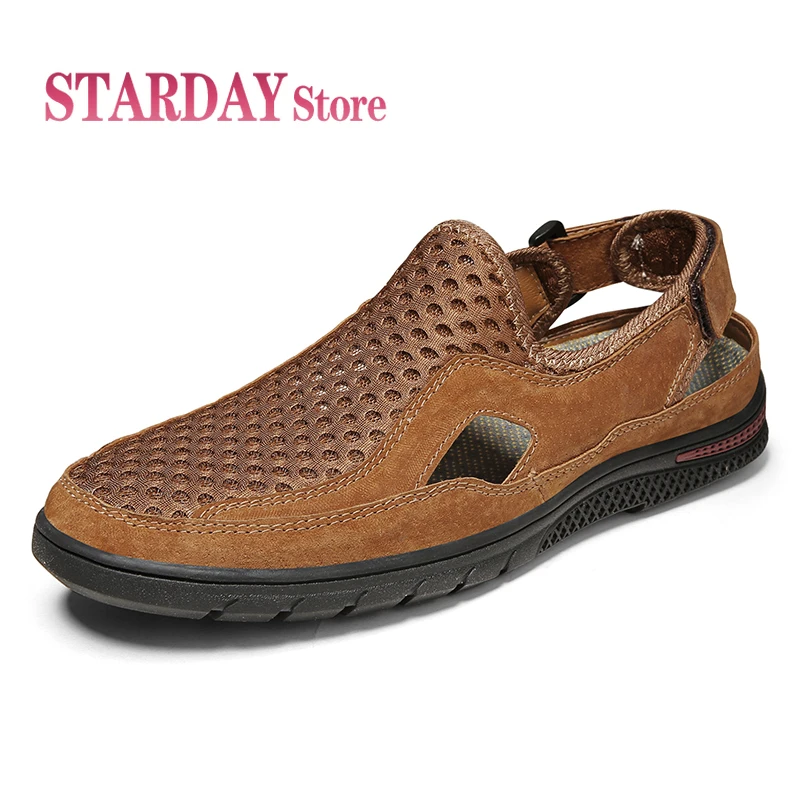 

Summer Men's Casual Shoes Breathable Mesh Shoes Outdoor Flat Mens Sneakers Comfortable Men Loafers Moccasin Male Footwear 38-44