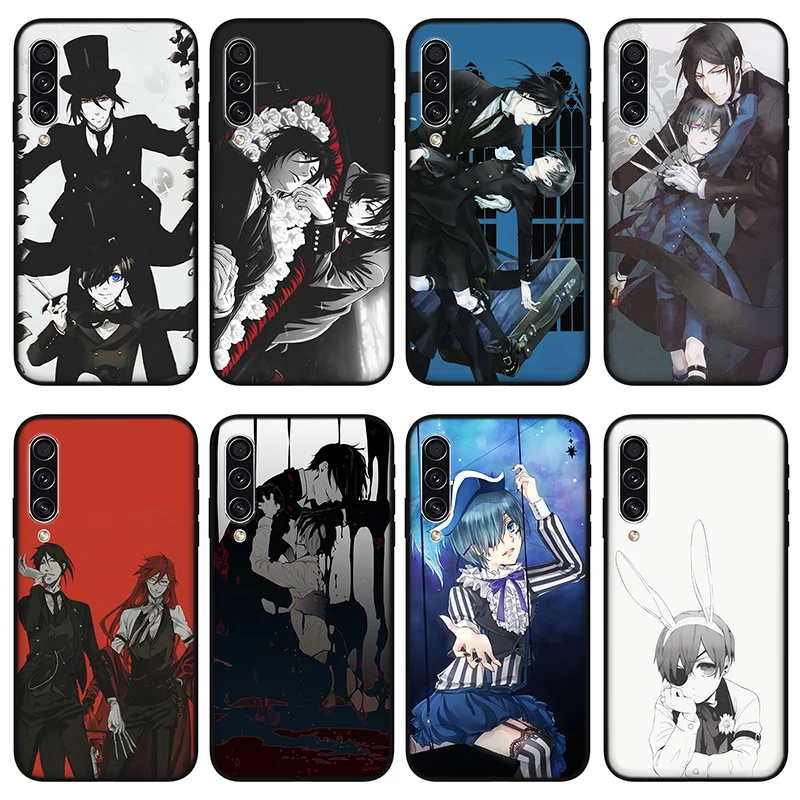 

Чехол для телефона в стиле аниме черный Батлер для Huawei P30 P20 P40 P10 Lite Pro, Черный силиконовый чехол для Huawei Y5 Y6 Y7 Y9 S Smart 2019