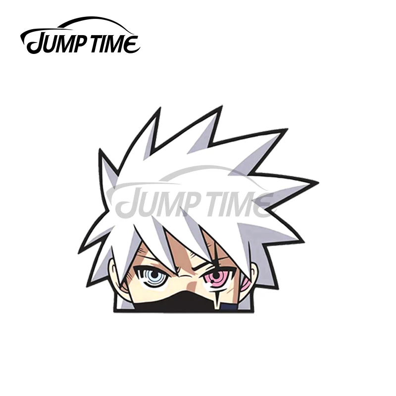 

Время скачка 13x9,9 см для аниме Peeker автомобильные мультипликационные наклейки, бампер, окна, индивидуальная наклейка на лобовое стекло, графи...