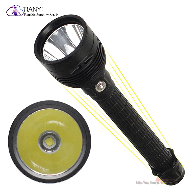 Diving professional outdoor strong light flashlight 5000LM ultra-bright waterproof illuminator car charging spotlight P70 LED
